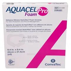 GENERICO - Aposito De Espuma Aquacel Adhesivo 24 X 21.5Cm X 5Und