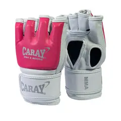 CARAY - Guante MMA Pro l Talla S Rosado-Blanco
