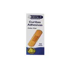 BEGUT - Curitas Adhesivas Color Piel X 10 Und