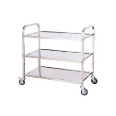 TRIPLE CLEAN - Carro de servicio en acero