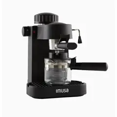 IMUSA - Maquina cafetera Espresso capuccino latte compacta