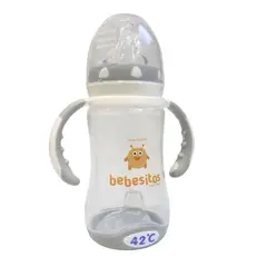 BEBESITOS - Biberón 237ml 8oz Con Asas Control de Temperatura