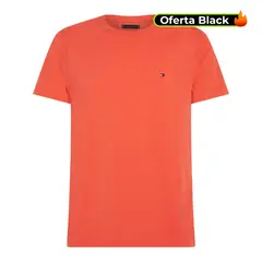 TOMMY HILFIGER - Camiseta Slim Fit Con Logo Bordado Para Hombre