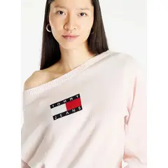 TOMMY HILFIGER - Saco Tommy Jeans Para Mujer Rosa Tommy Jeans