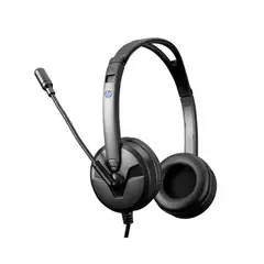 HP - Audifono Auriculares Diadema Con Microfono Universal DHE-8009 Negro