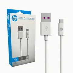 HP - Cable Cargador USB-A a USB-C 2 Metros para Celular Tipo C