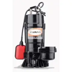 EVANS - ELECTRO BOMBA SUMERGIBLE AGUA SUCIA MONOFASICA 220V SE3ME100G-F