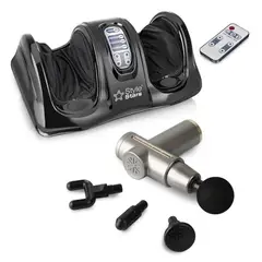 STYLE STARS - Combo Relax Masajeador de Pies 3D Pistola de Percusión