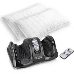 STYLE STARS - Kit Relax: Masajeador Pies eléct + 2 Almohadas Ultrasonido