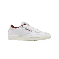 REEBOK - Tenis Hombre Club C 85 Fomo - Blanco-Vinotinto
