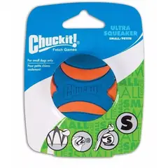 PETMATE - Juguete Perros Chuckit Ultra Squeaker Sonido Talla S Small