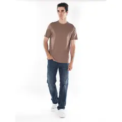 CALVIN KLEIN - Camiseta Con Logo Hombre Chocolate