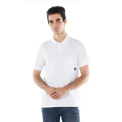 CALVIN KLEIN - Polo Blanco Con Bolsillo Para Hombre