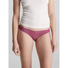 CALVIN KLEIN - Pantie TipoTanga Morada De Encaje