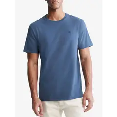 CALVIN KLEIN - Camiseta Con Logo Hombre Azul