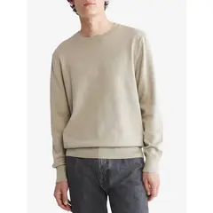CALVIN KLEIN - Saco Beige Casual Manga Larga para Hombre