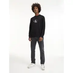 CALVIN KLEIN - Saco Manga Larga Hombre Negro