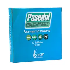 ECAR - Pasedol 50mg Caja X 12 Tabletas