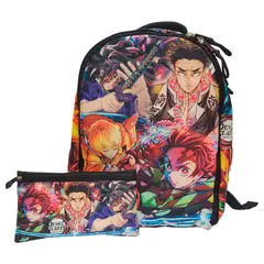 GENERICO - Morral Cartuchera Demon Slayer Maleta