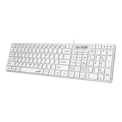 GENIUS - Teclado slimStar 126 SP USB WHITE