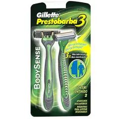 GILLETTE - Maquina De Afeitar Prestobarba Body Sense X 2Und