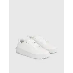 CALVIN KLEIN - Tenis Cuero Sintética Mujer Blanco