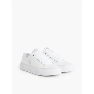 CALVIN KLEIN - Tenis Con Plataforma Blanco Para Niña