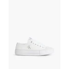 CALVIN KLEIN - Tenis Con Plataforma Blanco Para Niña
