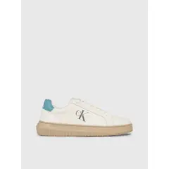 CALVIN KLEIN - Tenis Beige Con Logo Para Hombre