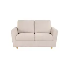 MUEBLES FIOTTI - Sofa 2 puestos Beige Poliester Tamesis