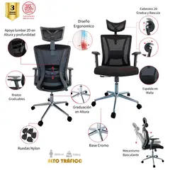 MUEBLESYA - Silla De Escritorio y Oficina Rio Sucio