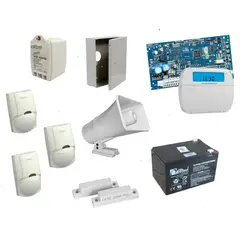 DSC - Kit De Alarma De 3 Sensores + 1 Contactos Magneticos NEO