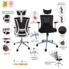MUEBLESYA - Silla De Oficina Ubala Ejecutiva Premium