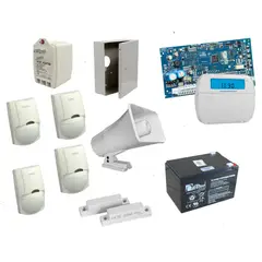 DSC - Kit De Alarma De 4 Sensores + 1 Contactos Magneticos NEO