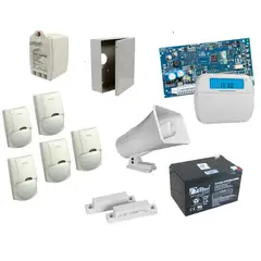 DSC - Kit De Alarma De 5 Sensores + 1 Contactos Magneticos NEO