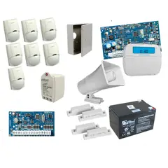 DSC - Kit De Alarma De 7 Sensores + 2 Contactos Magneticos NEO