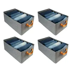 ENERGY PLUS - 4 Cajas organizadoras multiusos: Plegables y resistentes