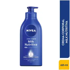 NIVEA - Crema Corporal Body Milk Nutritiva X 625Ml