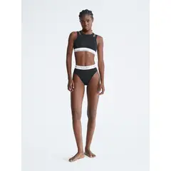CALVIN KLEIN - Brassier Ck Deconstructed Mujer Negro