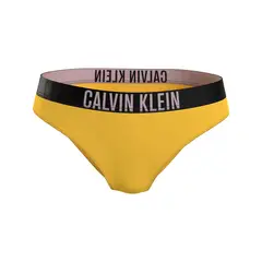 CALVIN KLEIN - Bottom Vestido de Baño Amarillo Clásica Para Mujer