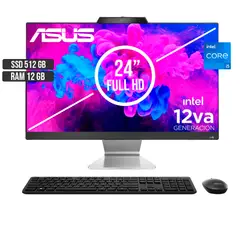 ASUS - TODO EN UNO INTEL CORE I5-1235U SSD 512GB RAM 12GB LED 24 FULL HD
