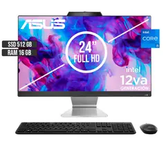 ASUS - TODO EN UNO INTEL CORE I5-1235U SSD 512GB RAM 16GB LED 24 FULL HD