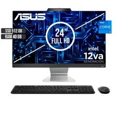 ASUS - TODO EN UNO INTEL CORE I5-1235U SSD 512GB RAM 40GB LED 24 FULL HD
