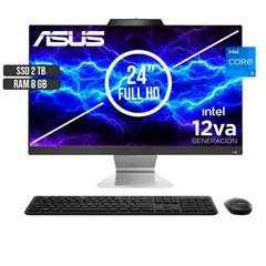 ASUS - TODO EN UNO INTEL CORE I5-1235U SSD 2TB RAM 8GB LED 24 FULL HD