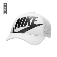 NIKE - Gorra Rise Club Cap Trucker Niños-Gris