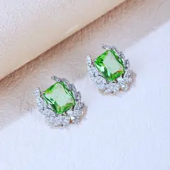 VERAMOREST - Aretes Luz Esmeralda Veramorest-_.