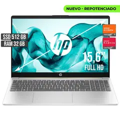 HP - Portátil AMD Ryzen 7 7730U 32GB RAM 512GB SSD 15-FC0012LA