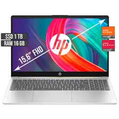 HP - PORTATIL AMD RYZEN 7-7730U SSD 1TB RAM 16GB LED 15,6 FULL HD