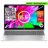 HP - PORTATIL AMD RYZEN 7-7730U SSD 1TB RAM 32GB LED 15,6 FULL HD