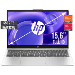 HP - PORTATIL AMD RYZEN 7-7730U SSD 2TB RAM 32GB LED 15,6 FULL HD
